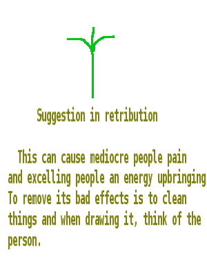 Suggestion and retribution