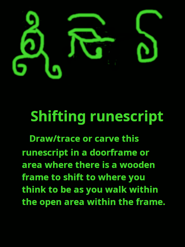 Shifting runescript